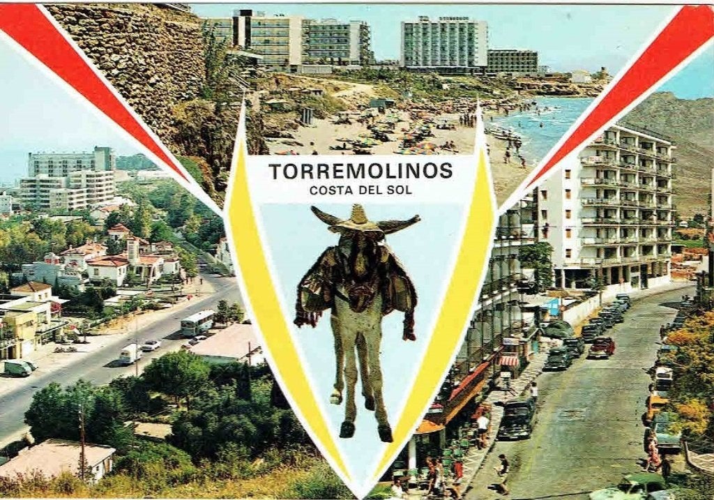 Spanje Torremolinos Benalmadena Groeten, Verzenden, 1960 tot 1980, Ongelopen, Stad of Dorp