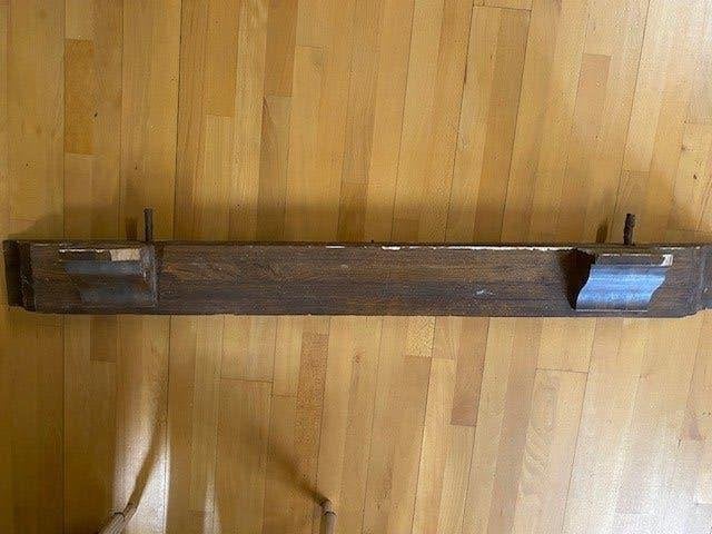 houten schouw openhaard balk staanders, Ophalen, Gebruikt, Inbouwhaard, Houthaard