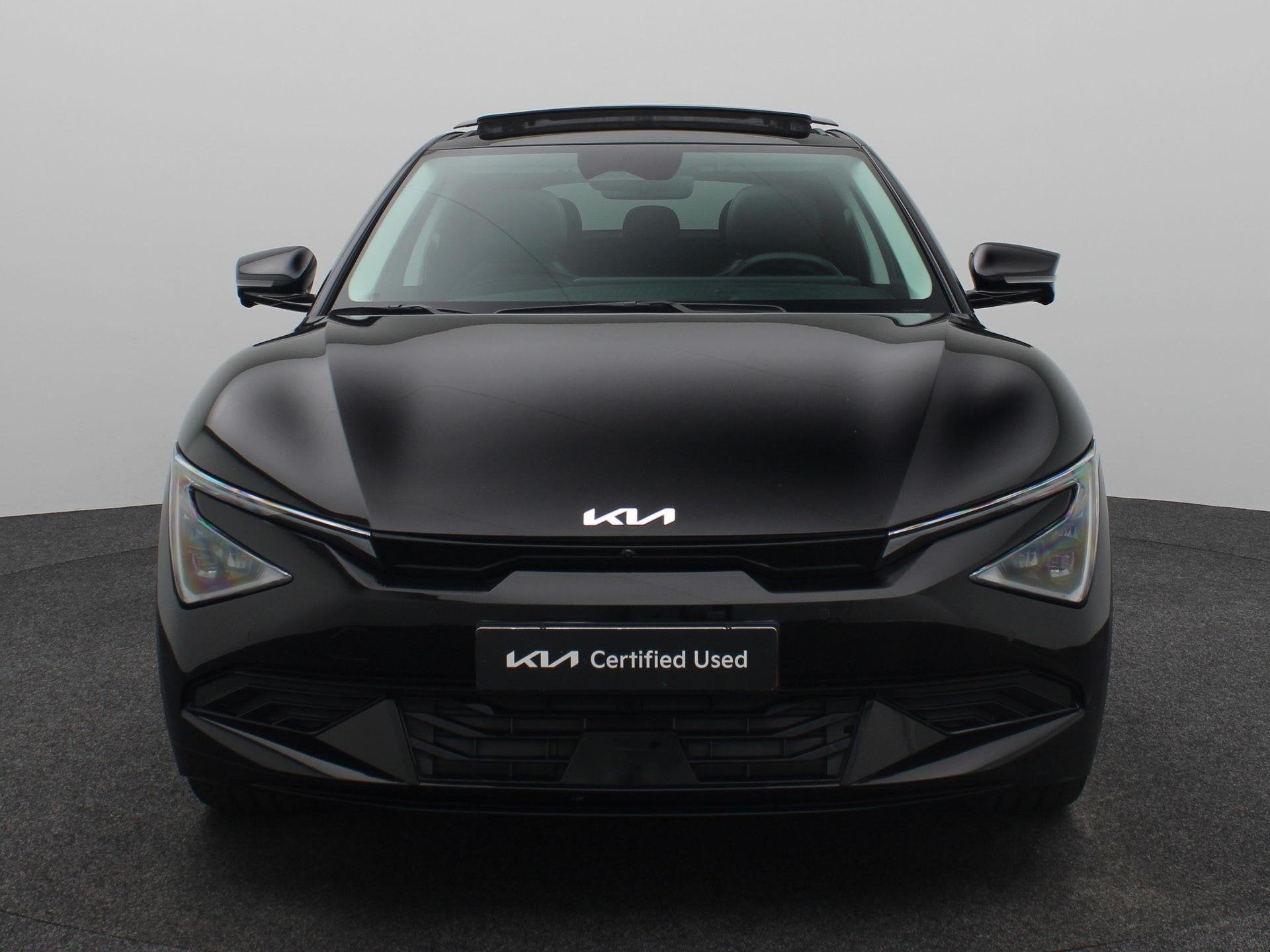 Kia EV6 Plus Advanced 84 kWh | Panorama dak | Stoel en Stuur, Auto's, Achterwielaandrijving, Zwart, Lichtsensor, 1960 kg