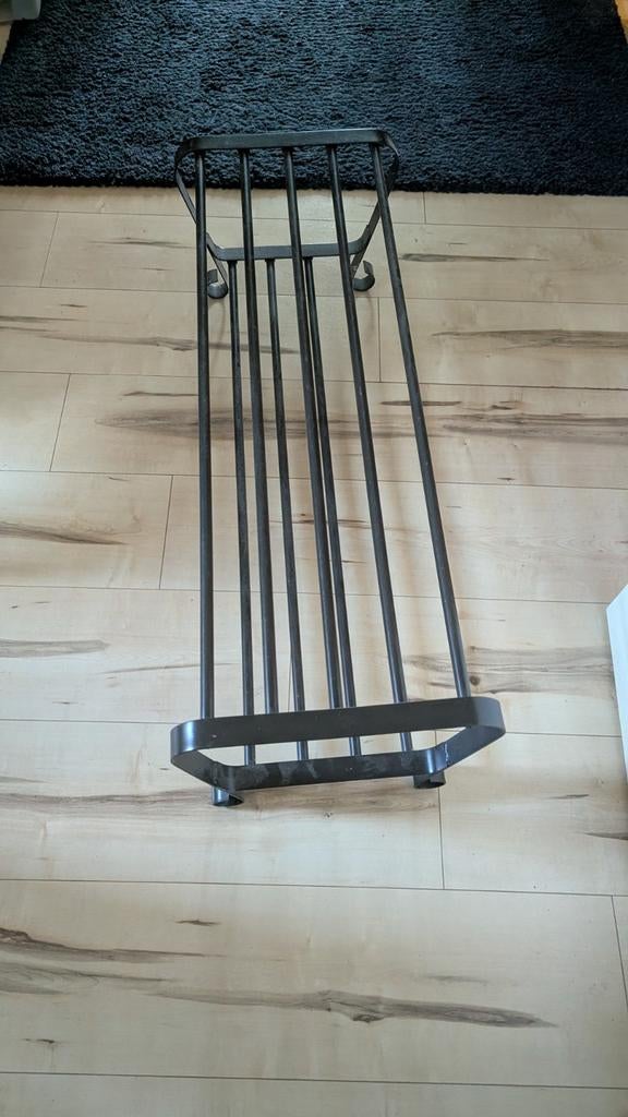 IKEA Portis schoenenrek - Zwart metaal, Ophalen, Gebruikt