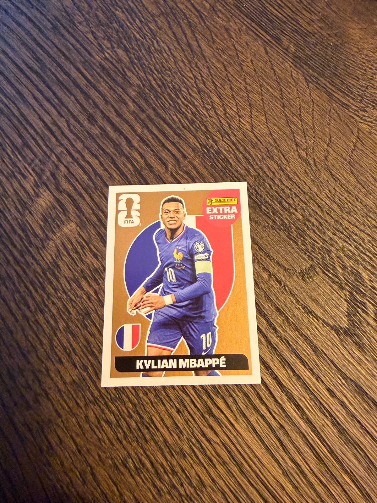 Kylian Mbappé Panini Extra Sticker FIFA brons, Ophalen of Verzenden, Nieuw, Sport