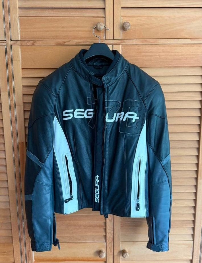 Segura Leren Motorjas en broek maat 38, Motoren, Ophalen of Verzenden, Tweedehands, Heren, Jas | leer