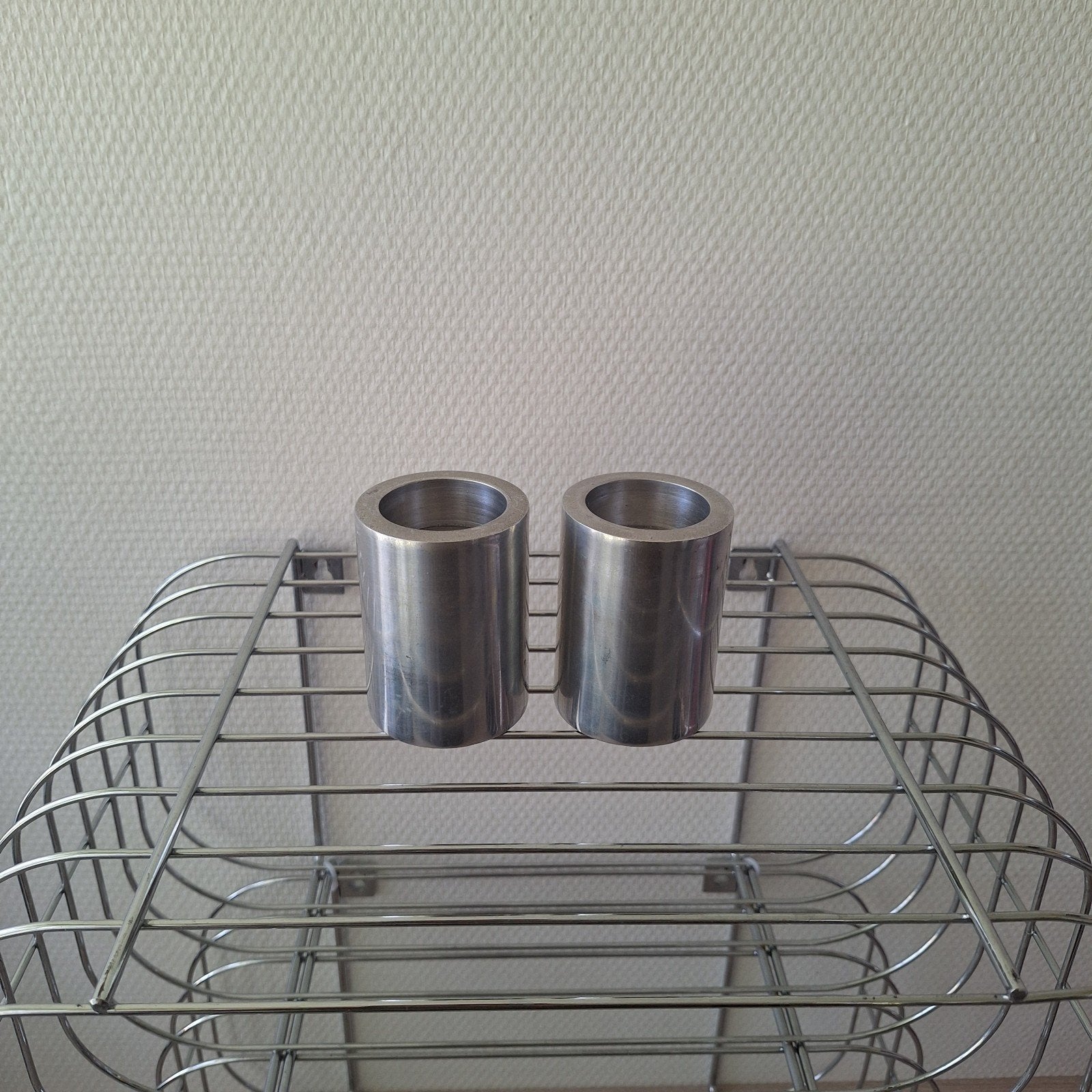 Vintage Hema aluminium waxinelichthouders kaarsenhouders, Huis en Inrichting, Woonaccessoires | Kandelaars en Kaarsen, Ophalen of Verzenden