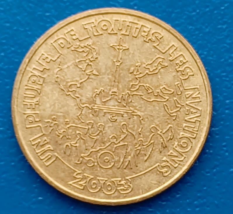 Penning Monnaie de Paris - Notre-Dame de Lourdes - 2003, Verzenden, Overige materialen, Buitenland