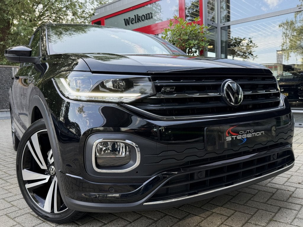 Volkswagen T-Cross 1.0 TSI AUT. *!* 2x R-LINE *!* NAVI/ CARP, Auto's, Volkswagen, Gebruikt, Euro 6, Zwart, Bedrijf