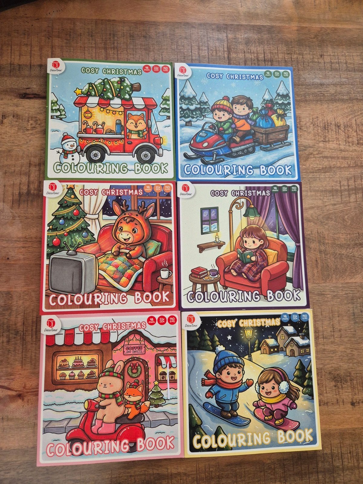 cozy kleurboeken kerst thema, Boeken, Meerdere comics, Ophalen of Verzenden, Japan (Manga)
