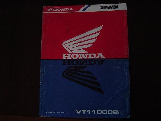 Honda VT1100 C2 1994 / 1995 motorcycle shop manual VT 1100, Motoren, Handleidingen en Instructieboekjes, Ophalen of Verzenden