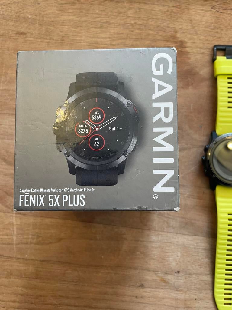 Garmin 5X plus sapphire edition (solar), Ophalen of Verzenden, Zo goed als nieuw, Zwart, Android