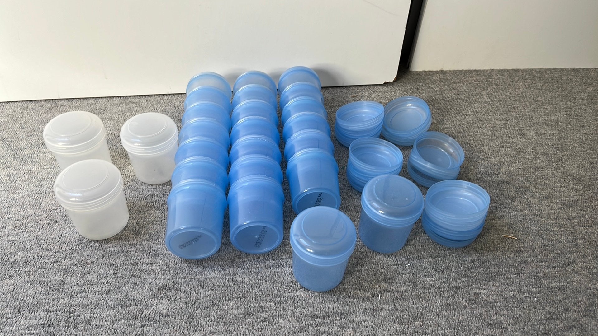 Plastic potjes, Hobby en Vrije tijd, Ophalen of Verzenden, Gebruikt