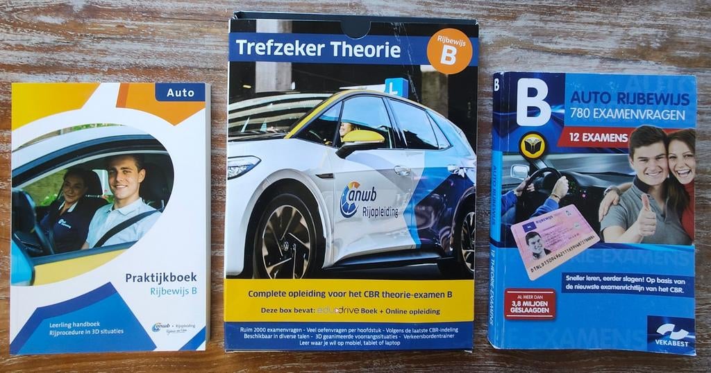 3 Boeken om te trainen voor het auto rijexamen(zgan), Ophalen of Verzenden, Nieuw, Algemeen