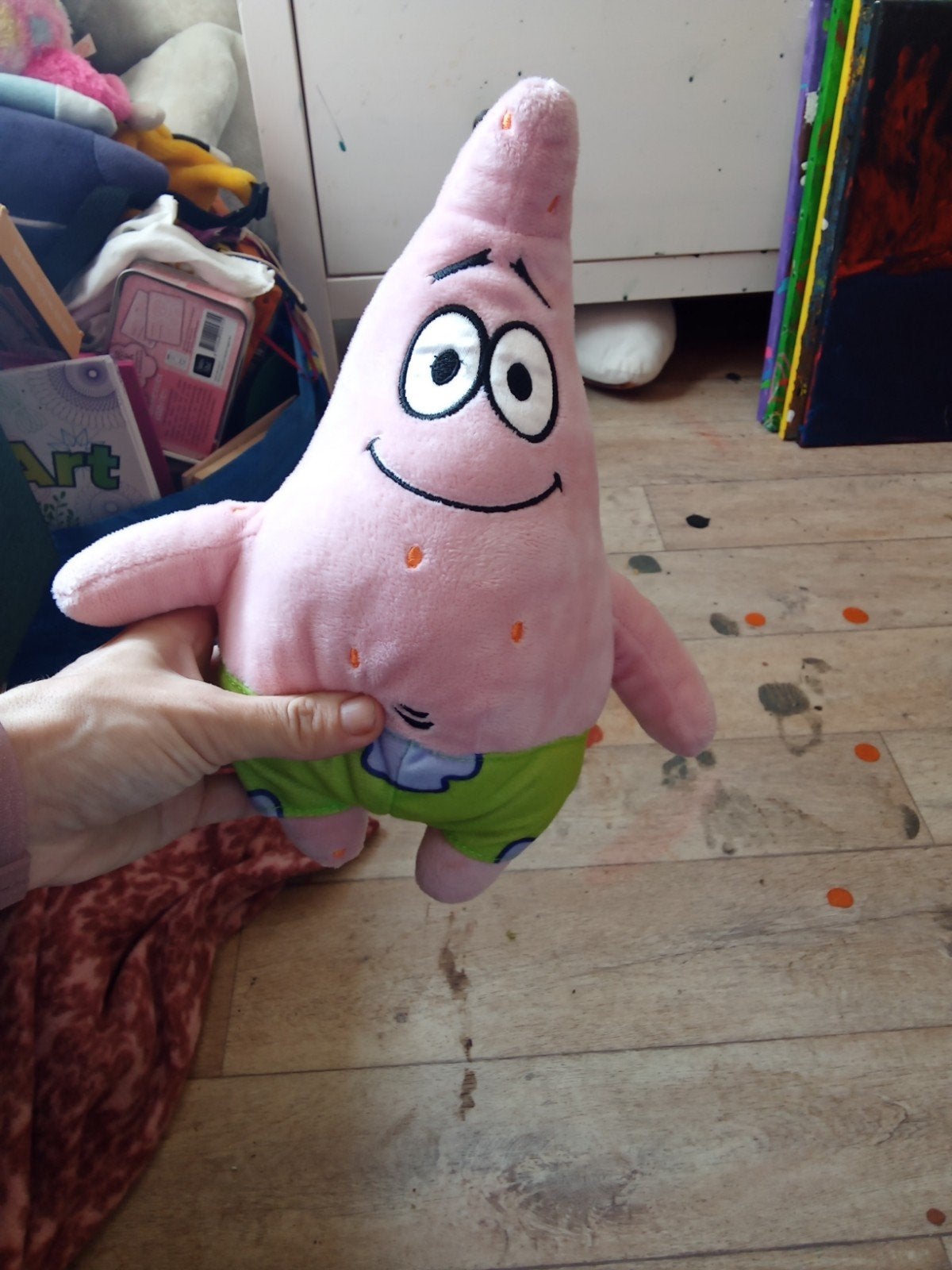Patrick Ster knuffel van SpongeBob ongebruikt onbeschadigd, Kinderen en Baby's, Disney, Disney, Overige typen, Nieuw