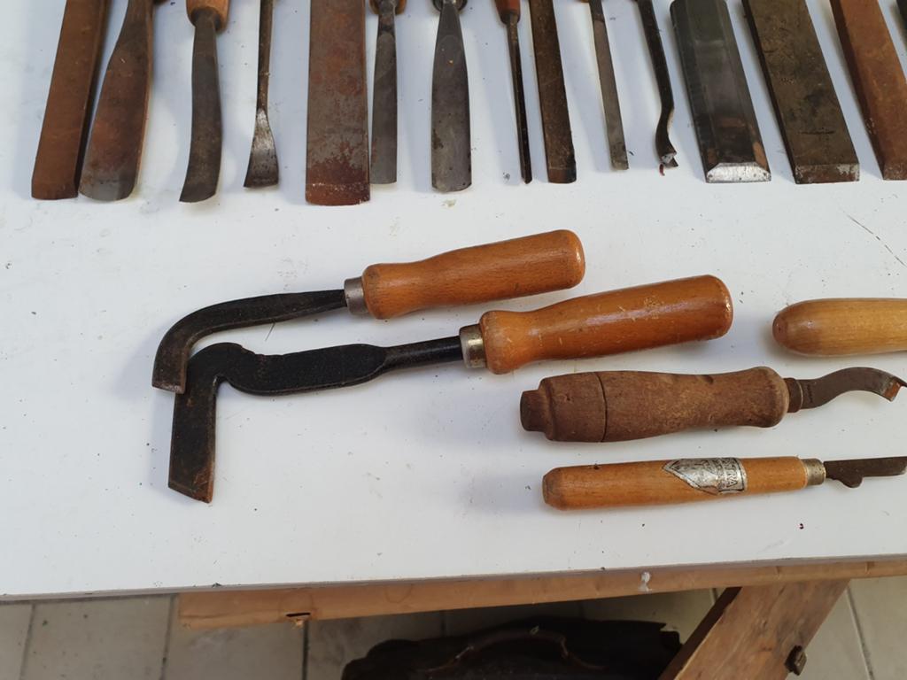 Grote collectie houtbewerkingsgereedschap, Antiek en Kunst, Antiek | Gereedschap en Instrumenten, Ophalen