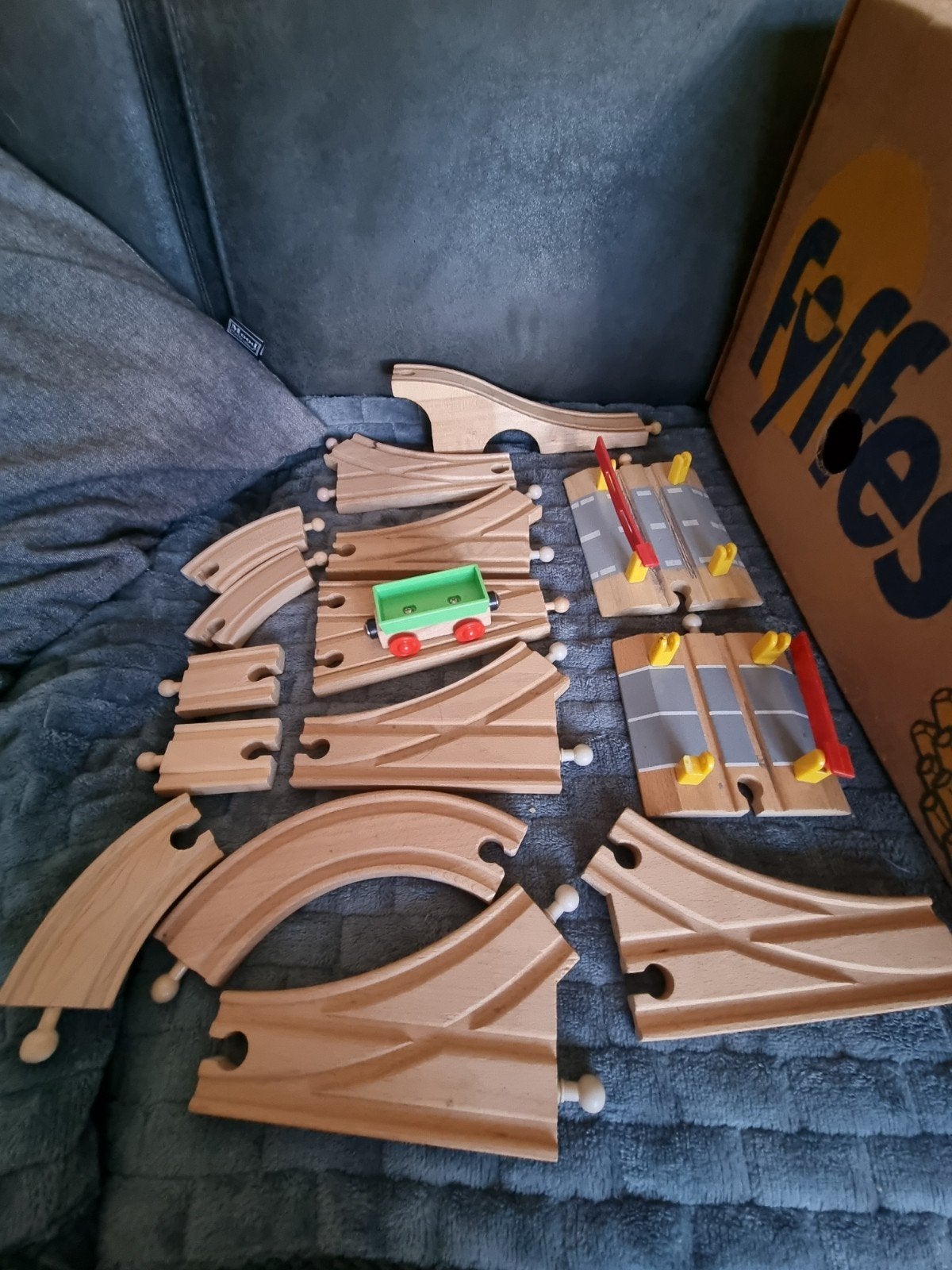 houten rails en spoor overgangen nr 59, Ophalen of Verzenden, Gebruikt