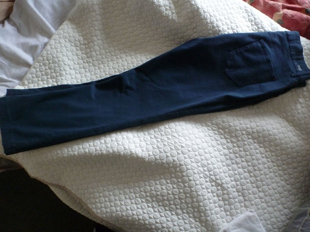 broek MAC BLAUW 42 /L32 -GRATIS zend, Maat 42/44 (L), Nieuw, Lang, Verzenden