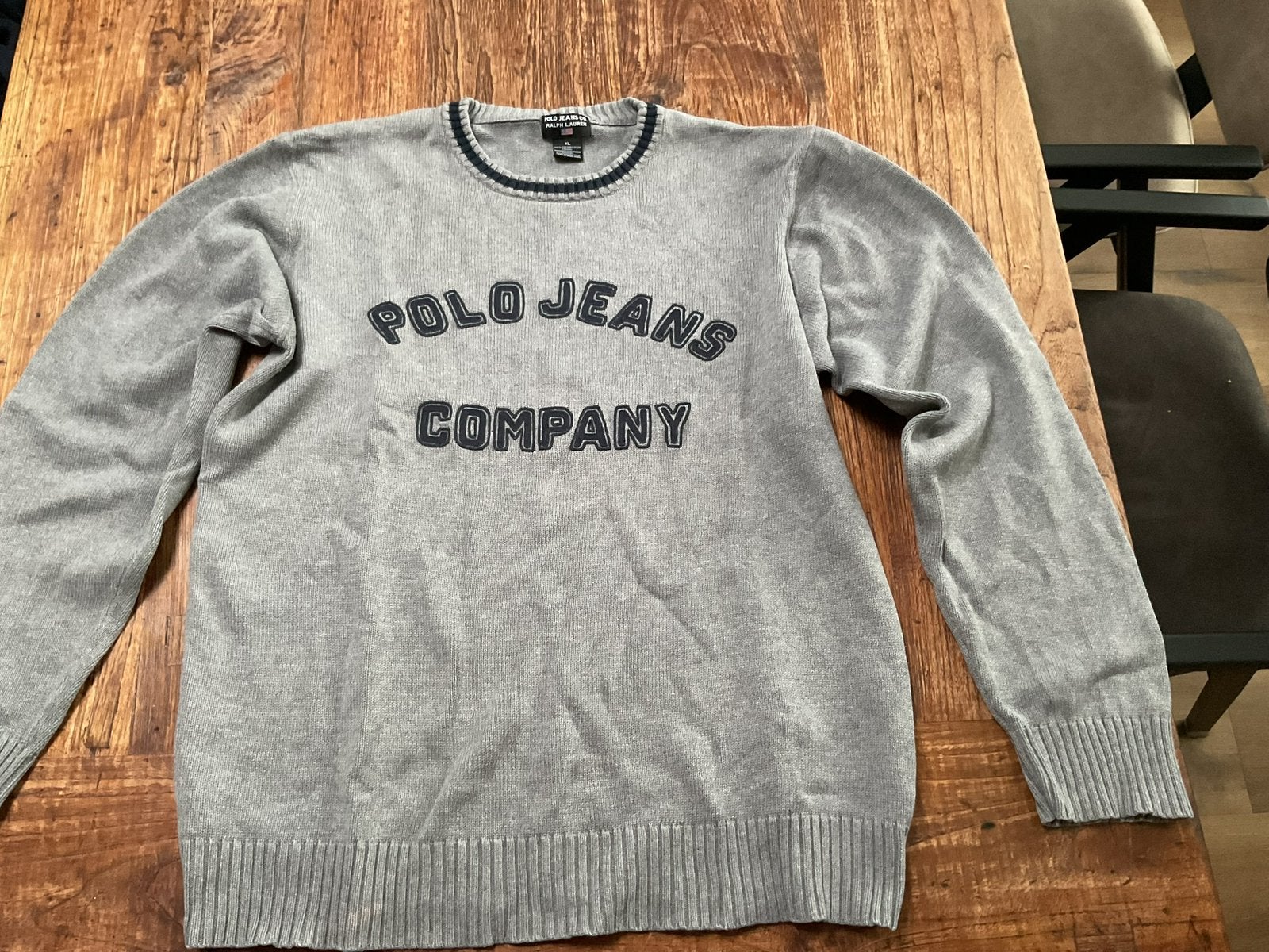 Ralph lauren trui XL, Ophalen of Verzenden, Zo goed als nieuw, Maat 56/58 (XL), Grijs