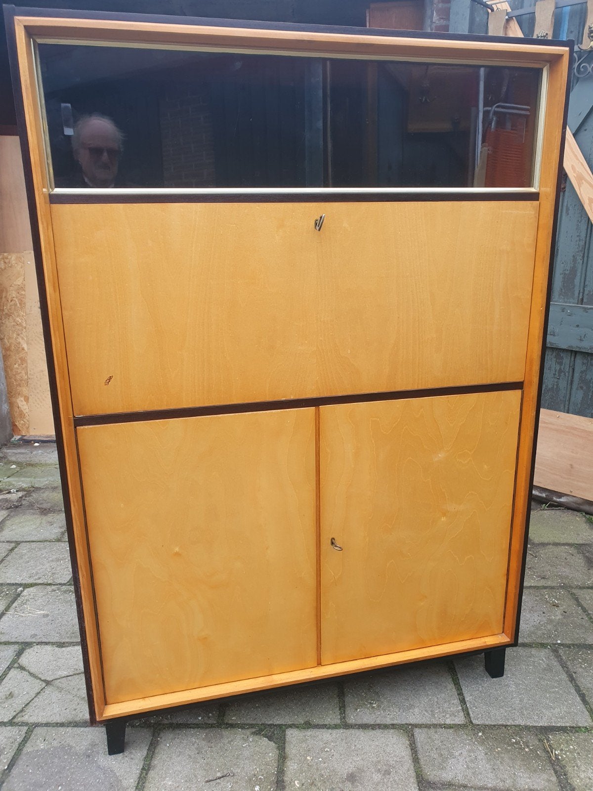 Vintage secretaire Two/Tone., Ophalen, Gebruikt, Sixties