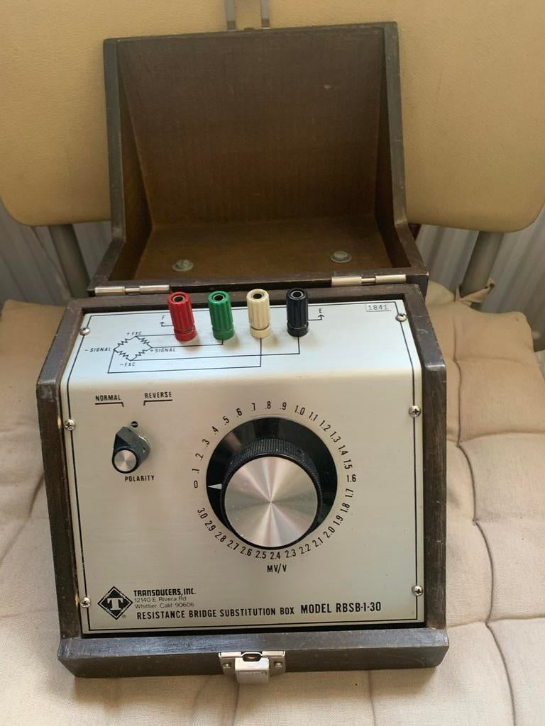 Transducers Inc. Resistance Bridge Substitution Box, Antiek en Kunst, Antiek | Gereedschap en Instrumenten, Ophalen of Verzenden