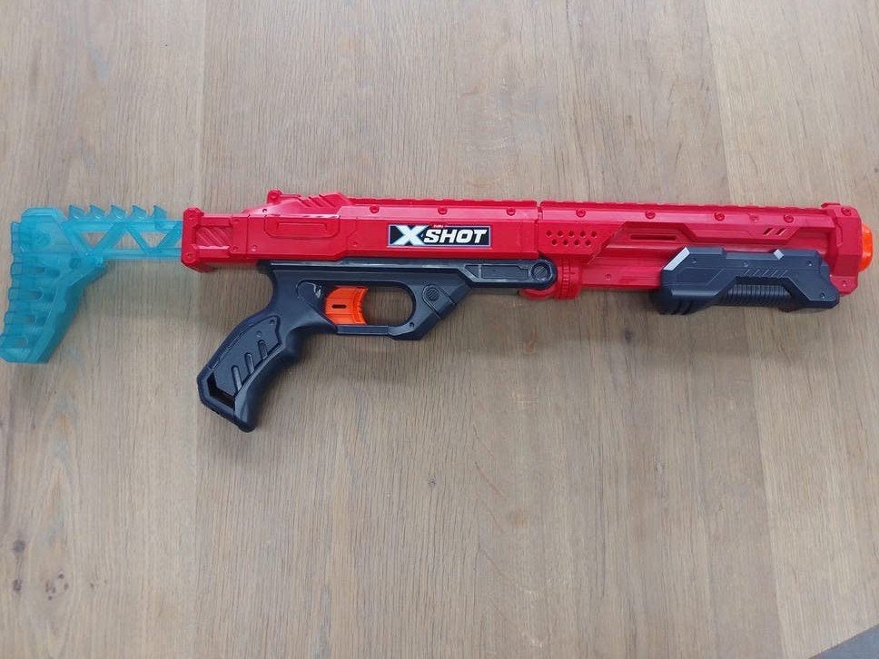 X-Shot Shotgun Blaster met magazijn, Ophalen of Verzenden, Zo goed als nieuw