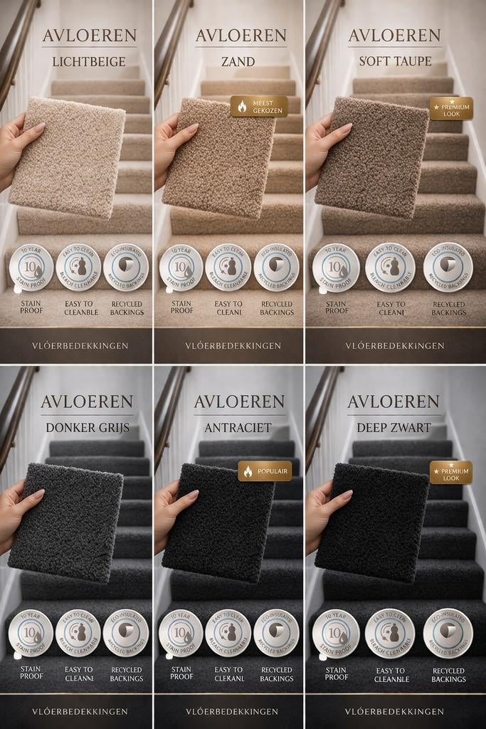 Vloerbedekking voor trap in diverse kleuren, Ophalen of Verzenden