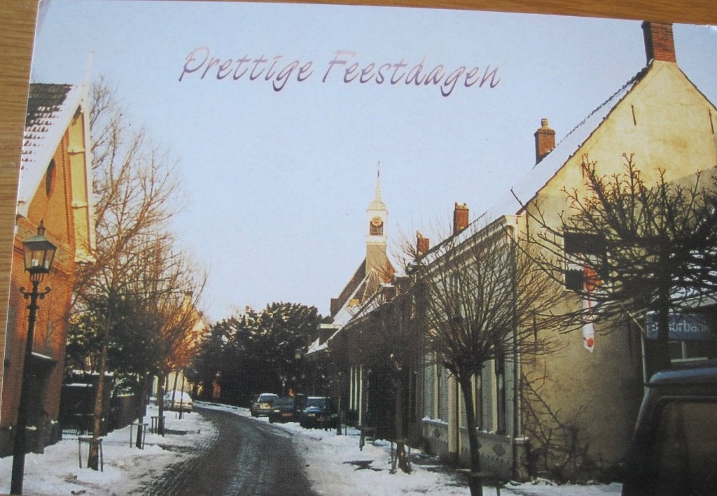 Prettige Feestdagen - winters Heukelum, Verzenden, 1980 tot heden, Gelopen, Overige thema's