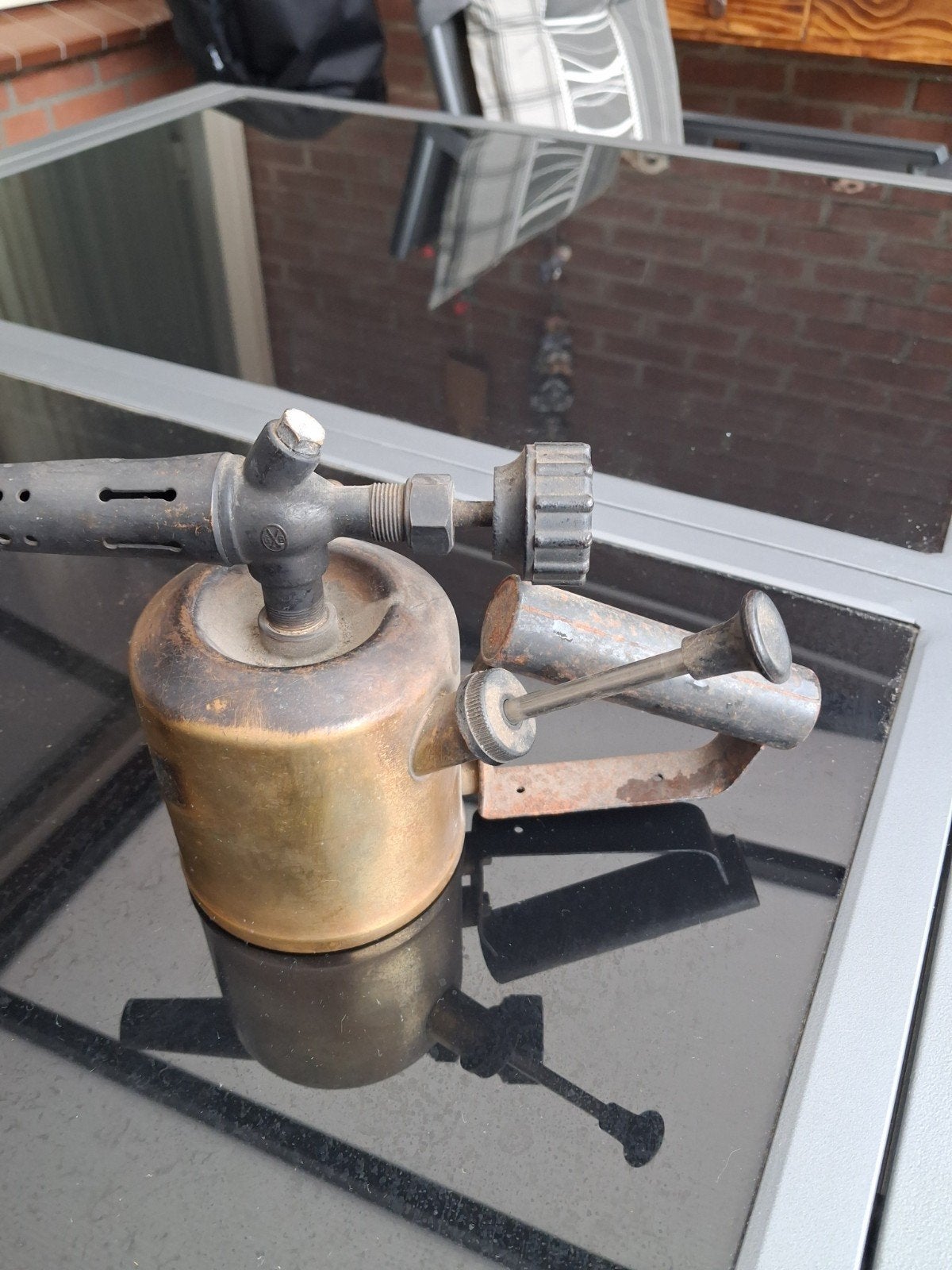 gas brander, Ophalen