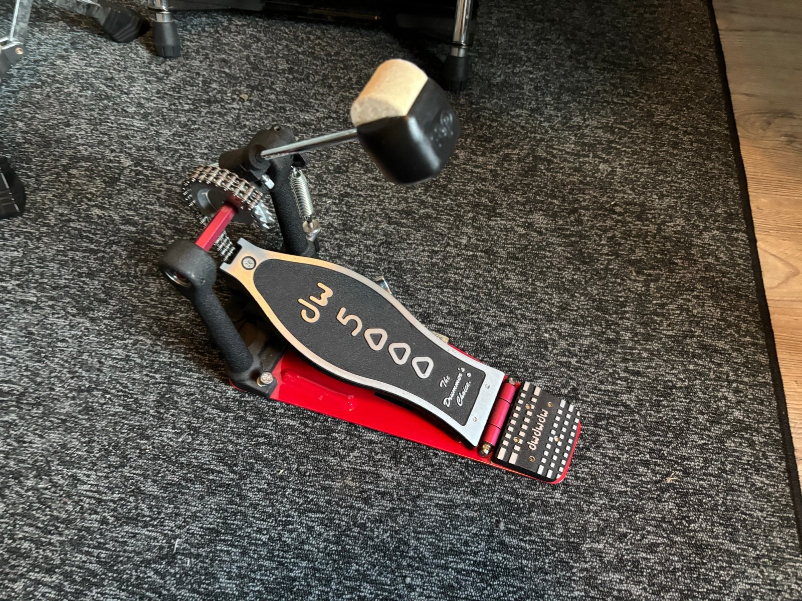 DW 5000 TD4 single pedal - incl Tama Powerpad tas, Ophalen of Verzenden, Zo goed als nieuw, Drums of Percussie