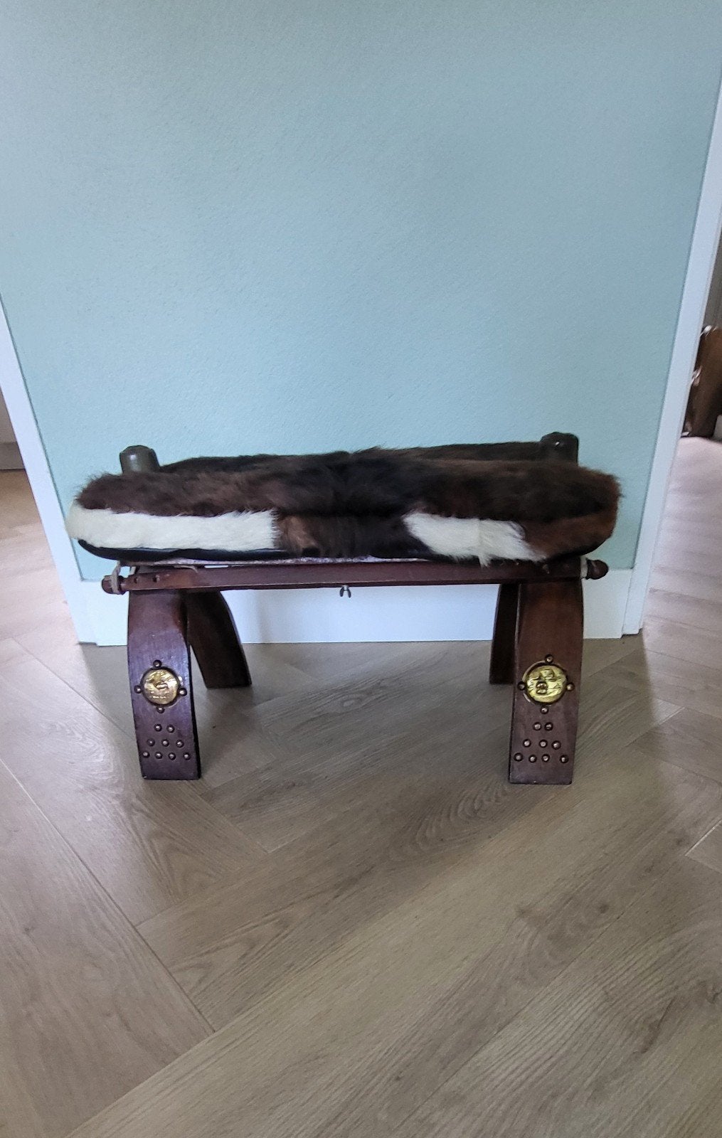 vintage kamelenkruk, Ophalen, Zo goed als nieuw, Rechthoekig, Minder dan 50 cm