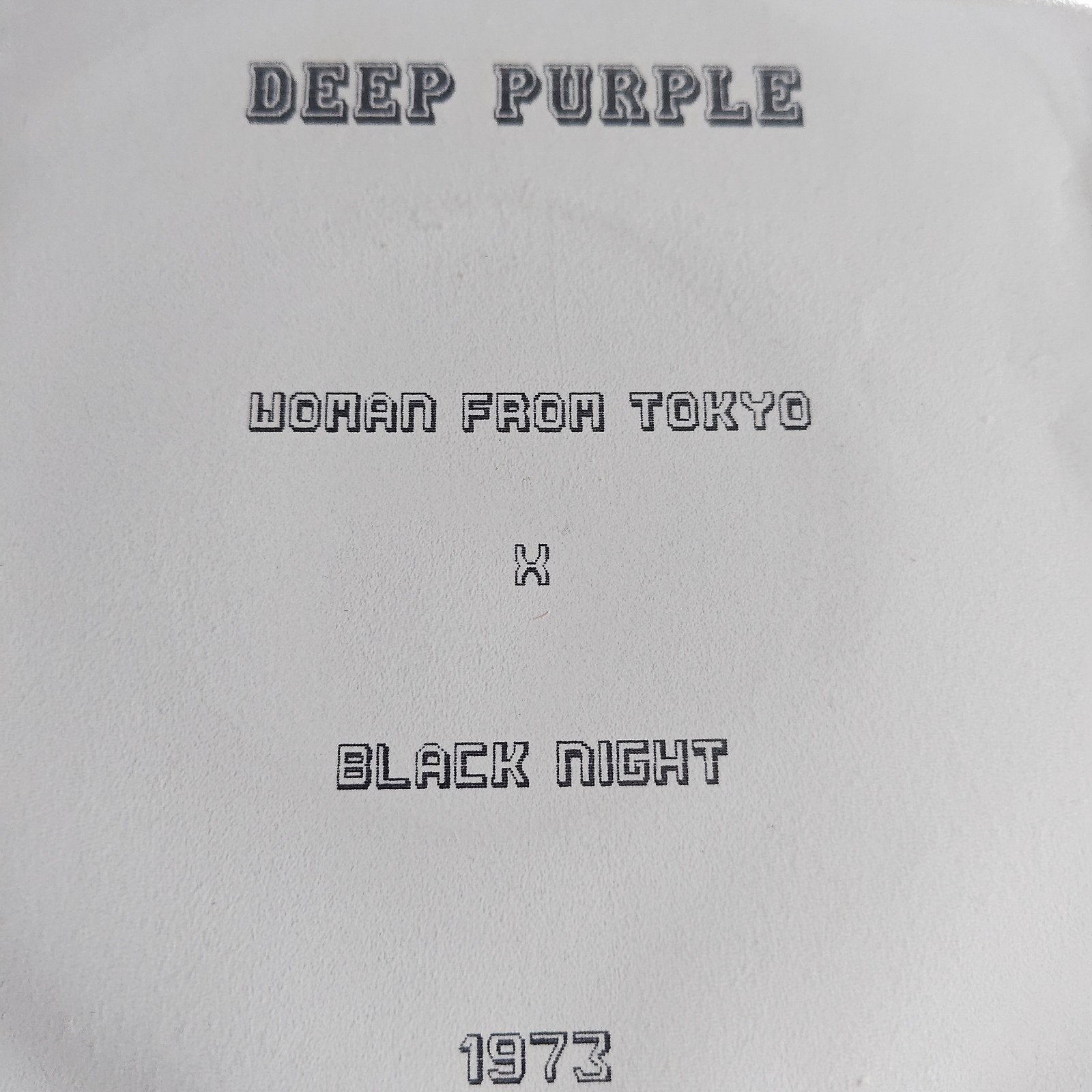 Deep Purple - Woman From Tokyo / Black Night (1973), Ophalen of Verzenden, 7 inch, Rock en Metal, EP