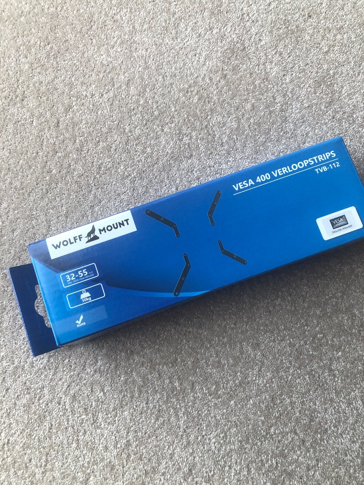 Wolff Mount VESA 400 Verloopstrips TVB-112, Verzenden, Nieuw