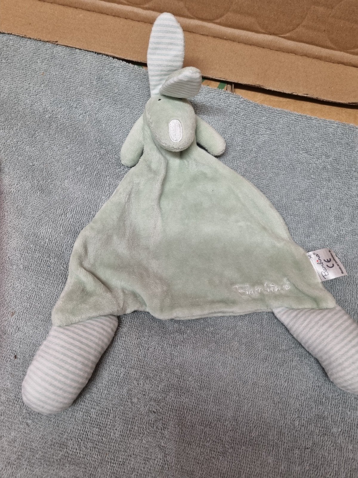 bambino knuffel doekje konijn nr 63, Ophalen of Verzenden, Konijn