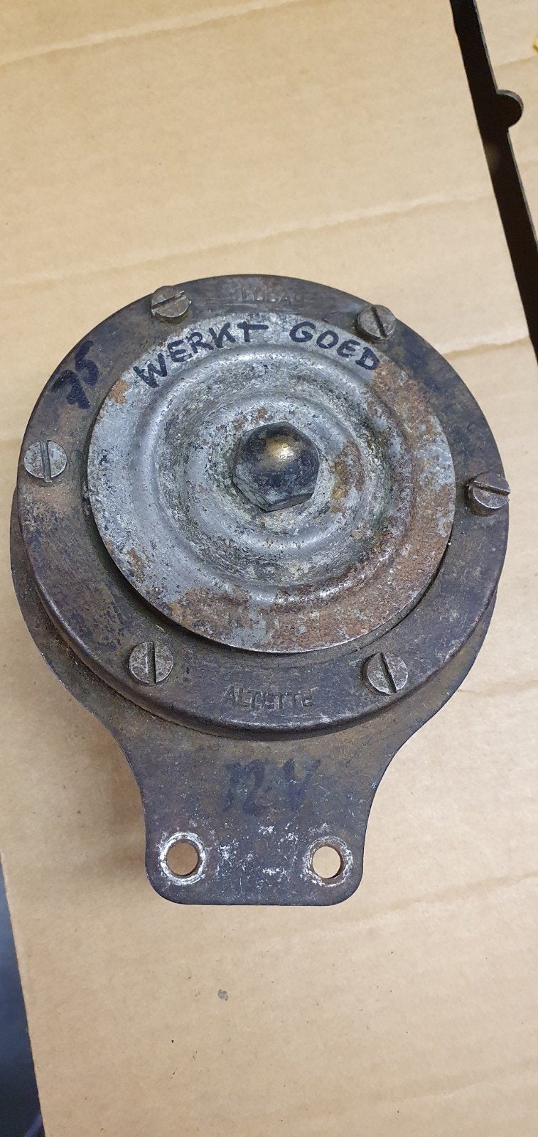 Lucas Altette 12 Volt claxon - hf1235 Werkt goed! 1954, Auto-onderdelen, Ophalen of Verzenden