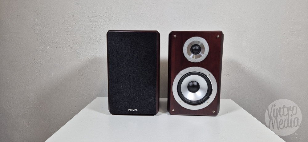 Philips MCM906 Luidsprekers | Speakers | Bookshelf, Philips, Refurbished, Ophalen of Verzenden, 60 tot 120 watt