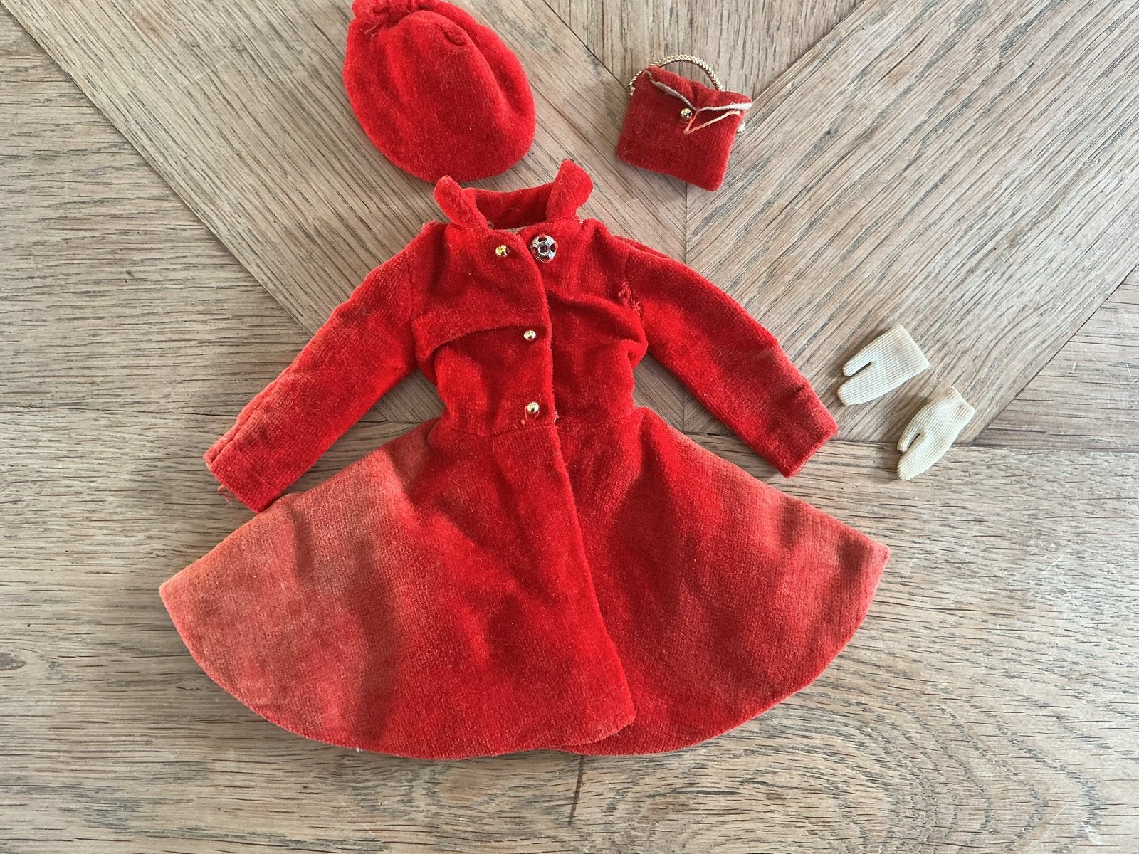 Vintage Mattel Skipper 'Dress Coat' (#1906) 1963, Ophalen of Verzenden, Gebruikt, Barbie