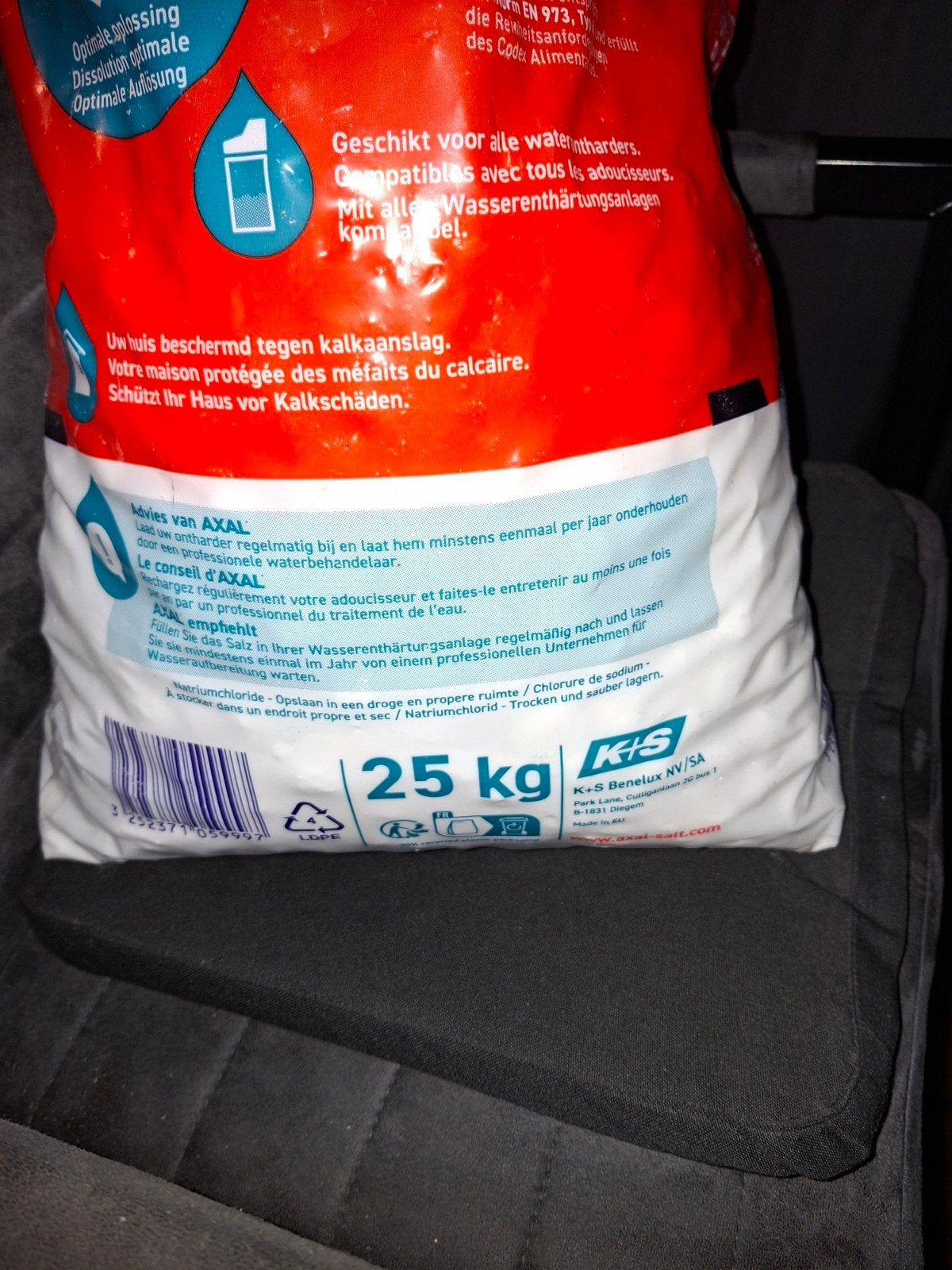 AXAL Zouttabletten 25 kg - Waterontharder Zout, Ophalen, Nieuw