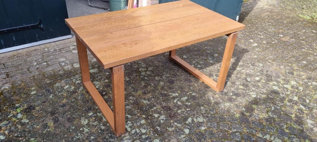 Eettafel, Huis en Inrichting, Ophalen, Gebruikt, Eikenhout, 200 cm of meer