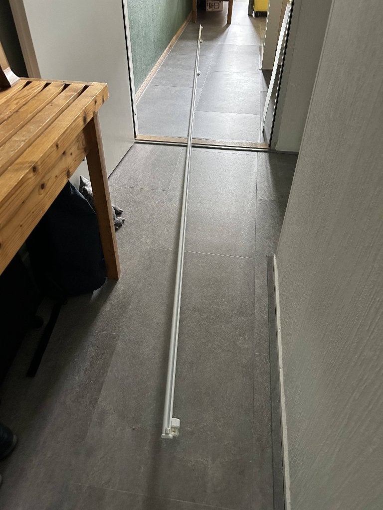 Gordijnrail wit Forest, Ophalen, Minder dan 50 cm, 200 cm of meer, Nieuw