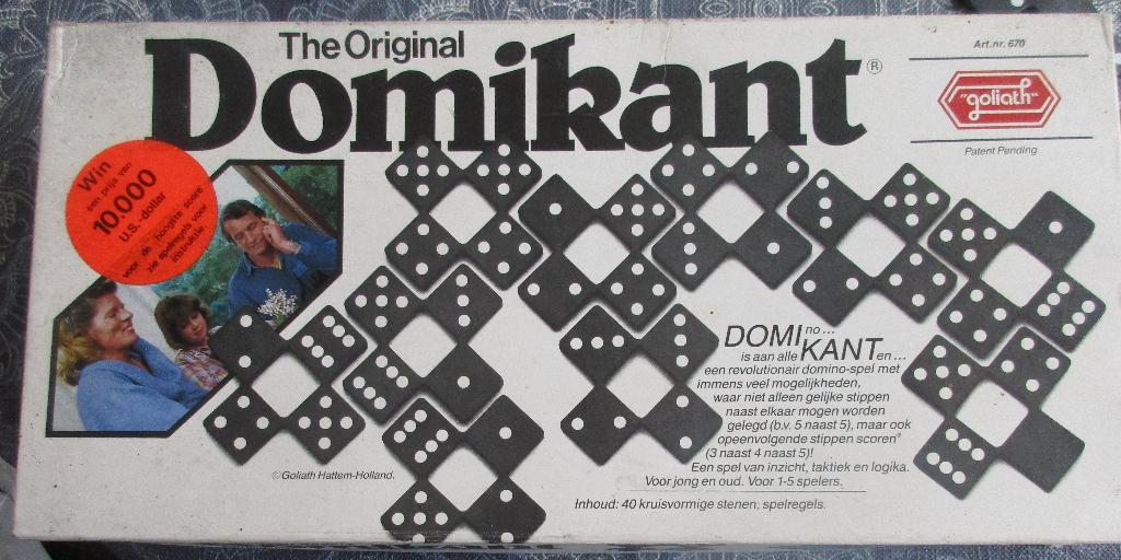 zgan spel Domikant, Hobby en Vrije tijd, Ophalen of Verzenden, Zo goed als nieuw, Goliath