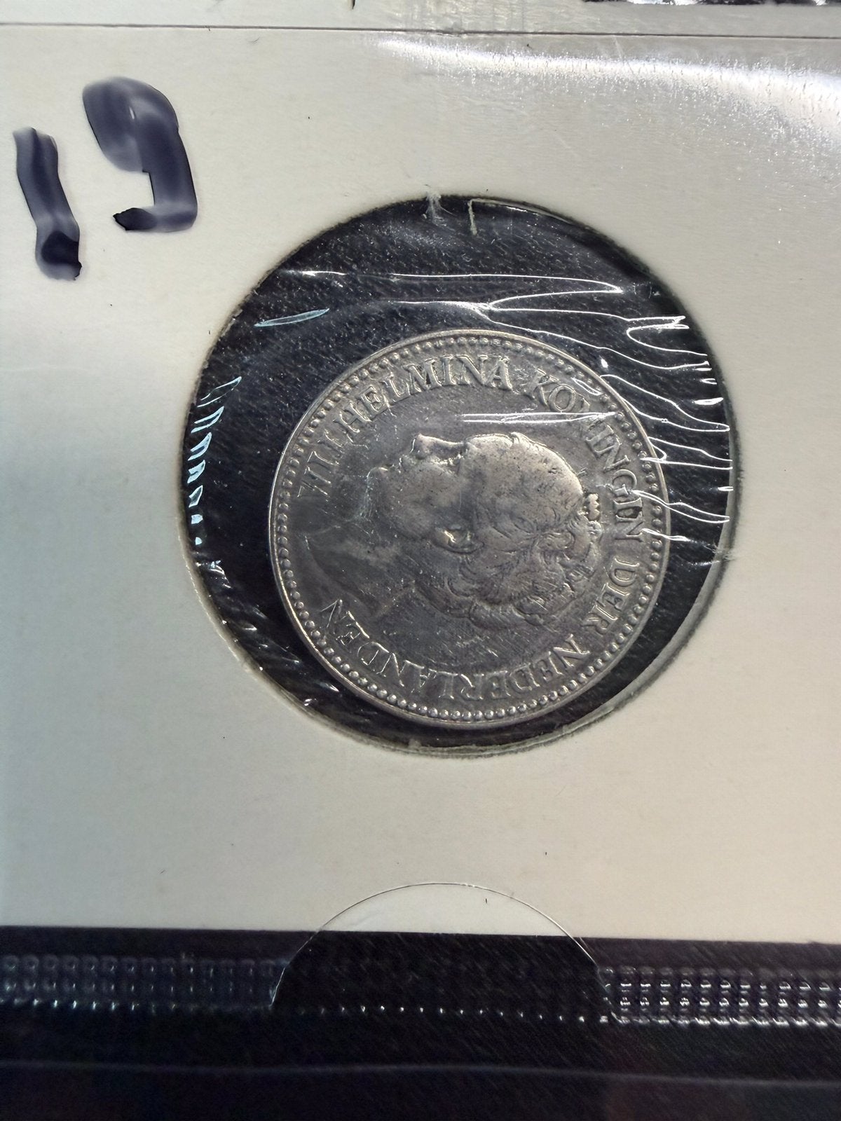 Zilveren 1/2 gulden 25 ct en nikkelen 10 ct Wilhelmina, Postzegels en Munten, Ophalen of Verzenden, Koningin Wilhelmina