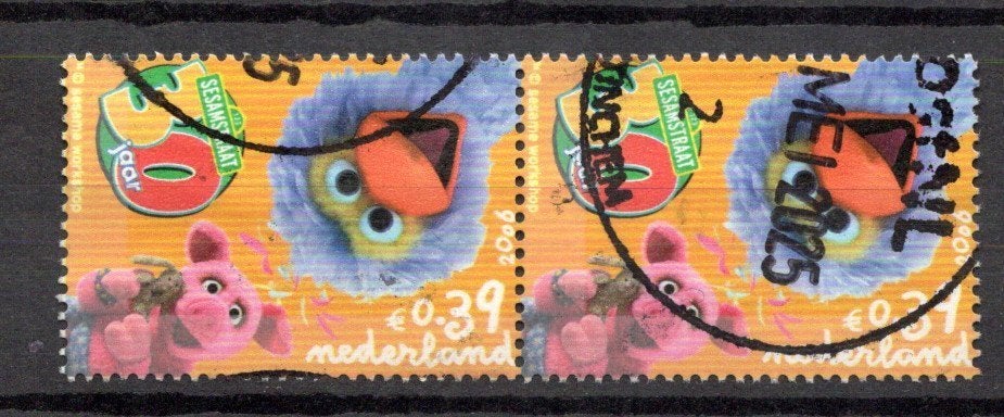 gestempelde zegel. jaar 2006: Paartje keuze van Nederland, Ophalen of Verzenden, Na 1940, Gestempeld
