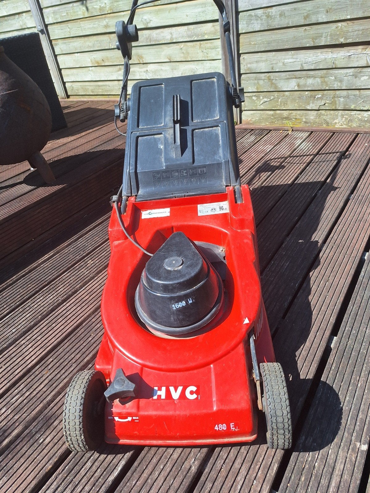 HVC 480 E Elektrische Grasmaaier - 1000W, Ophalen, Cirkelmaaier, Gebruikt, Elektrische grasmaaier