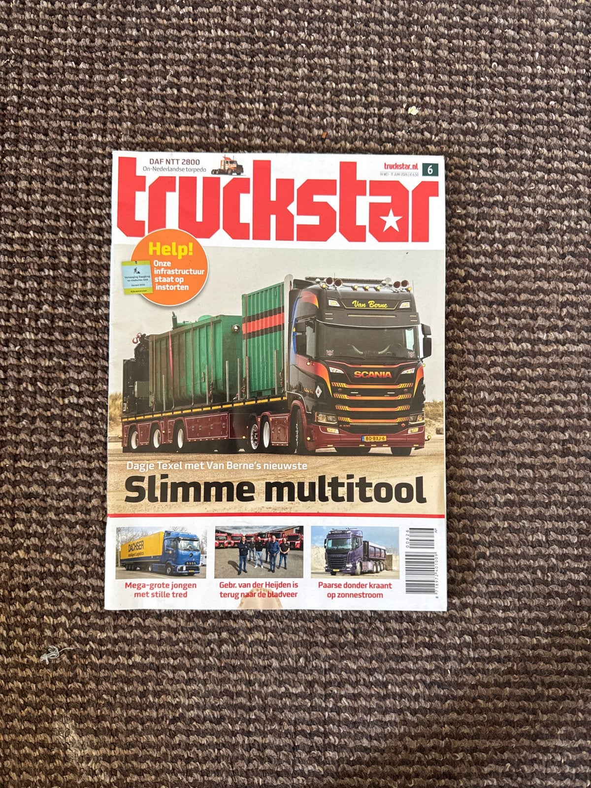 Truckstar Magazine - Editie 6 met Scania Multitool, Boeken, Ophalen of Verzenden, Zo goed als nieuw, Overige typen