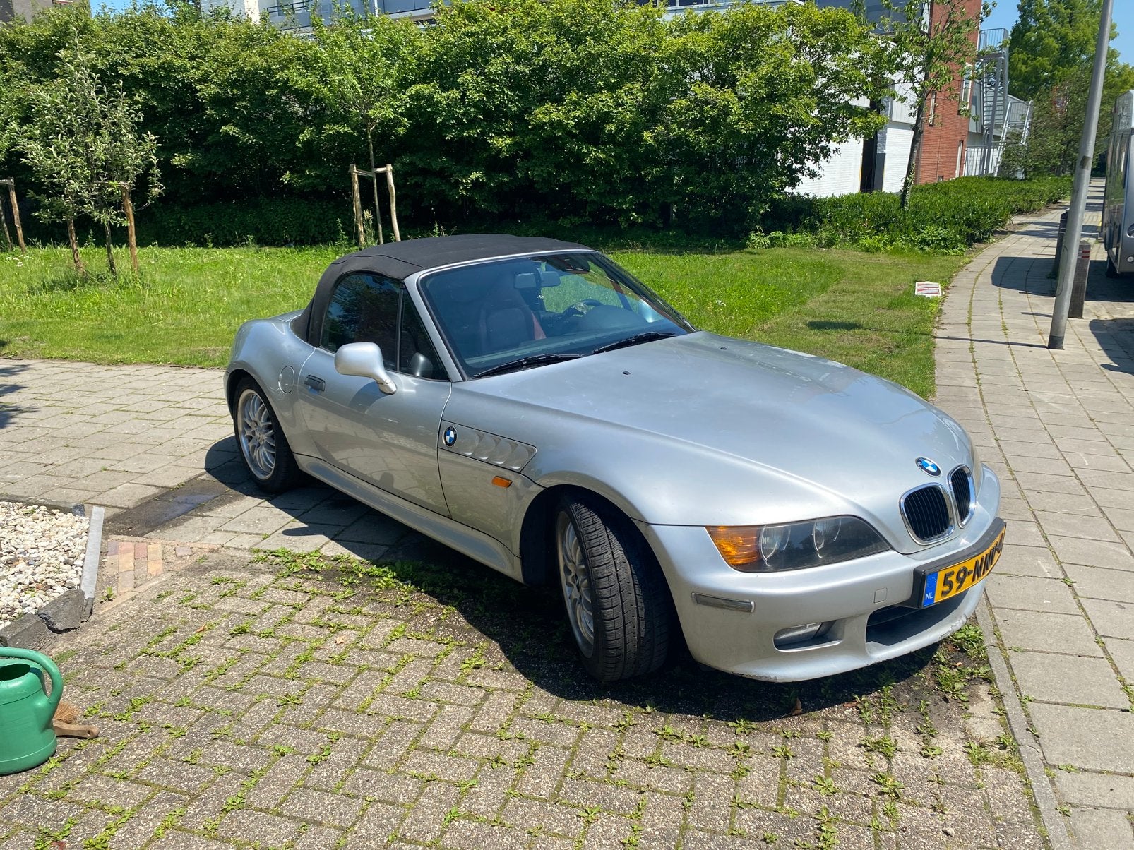 BMW Z3 2.0 Roadster 1999 Grijs, Achterwielaandrijving, Cabriolet, 1200 kg, Handgeschakeld