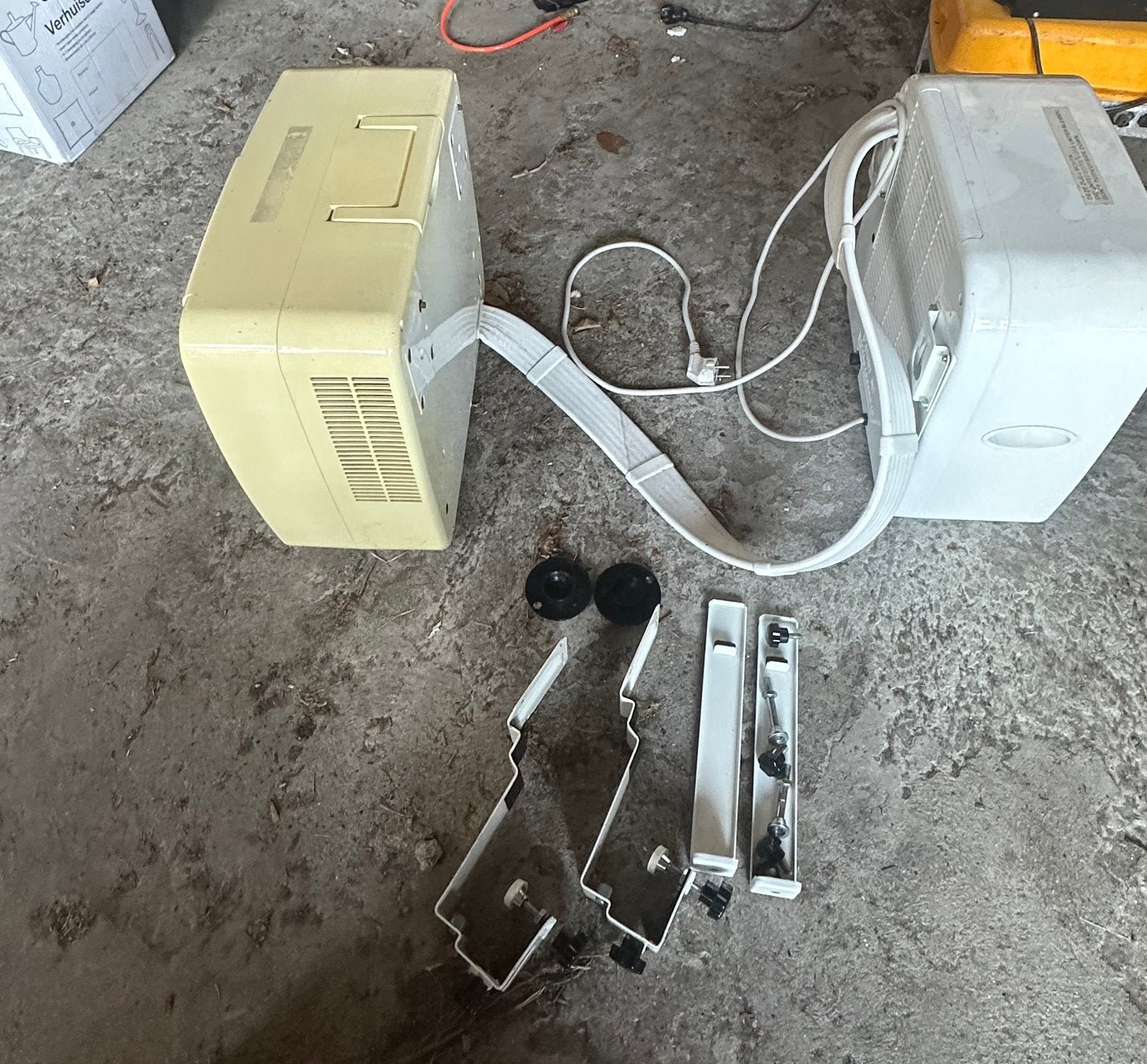 Mobiele split airco Eurom AC 2401, Ophalen, Gebruikt