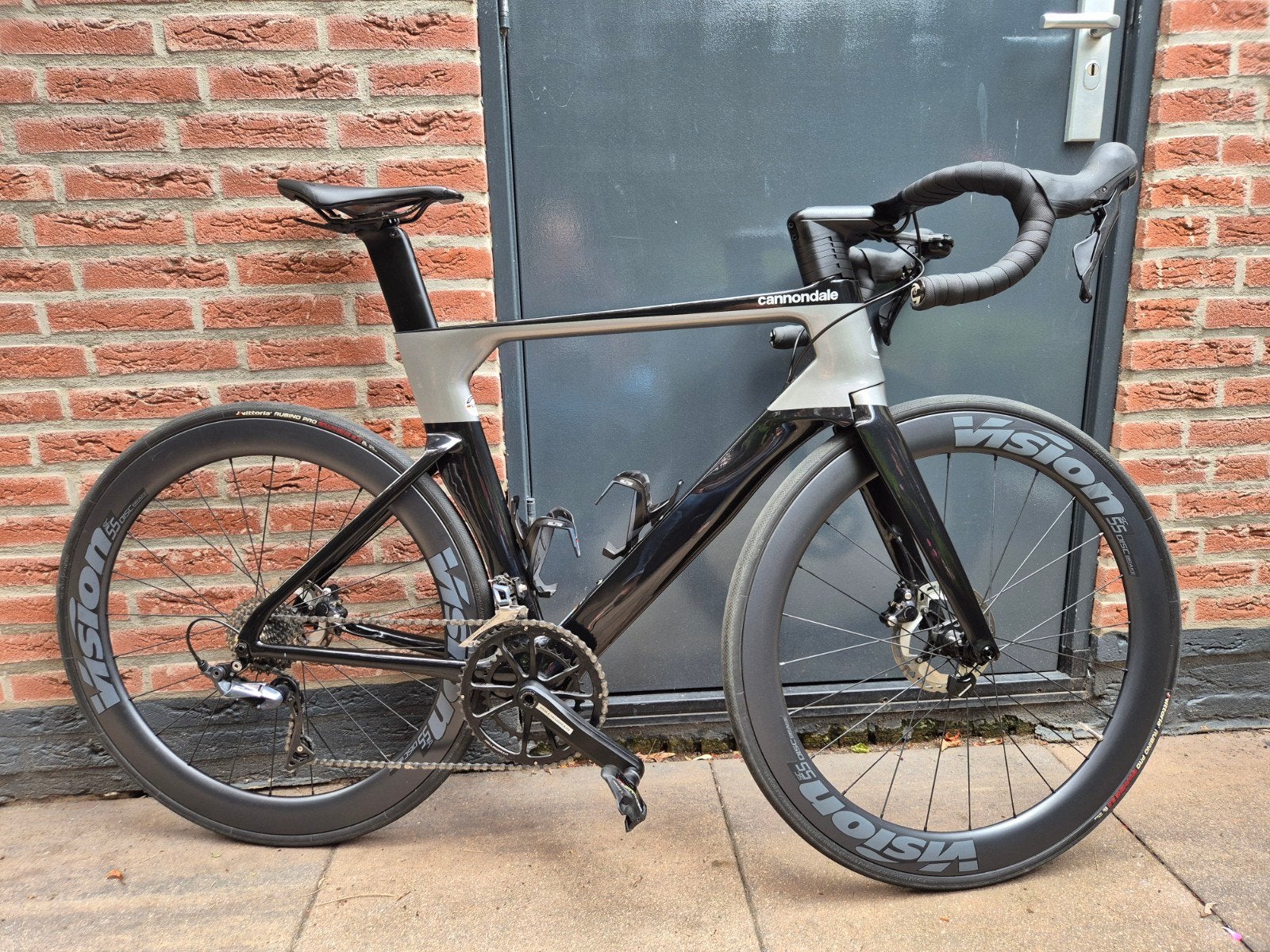Cannondale SystemSix Carbon Aero-bike mt 56, Carbon wielen, Carbon, Heren, Meer dan 20 versnellingen, Schijfrem