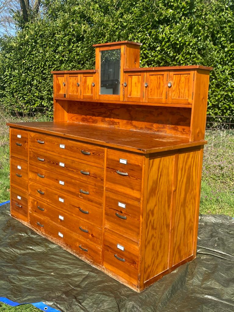 Antieke kast kapelanie/kruidenier, Antiek en Kunst, Ophalen of Verzenden