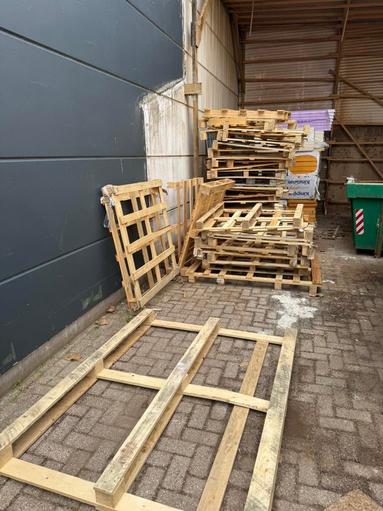kachelhout pallets (gratis ), Tuin en Terras, Minder dan 3 m³, Ophalen
