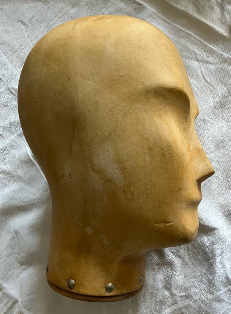 Art Deco Mannequin hoofd Jaren 20-30, Overige typen, Art deco, Ophalen of Verzenden, 20 - 50 cm
