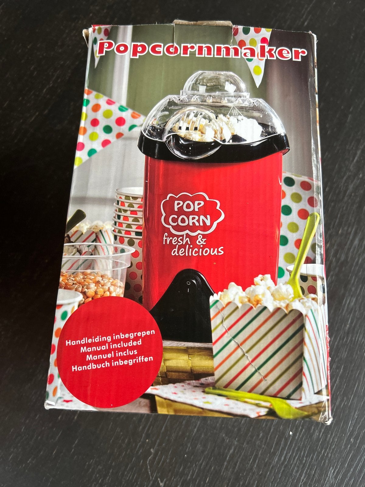 Popcornmaker - Vers en heerlijk popcorn in minuten!, Ophalen of Verzenden, Nieuw