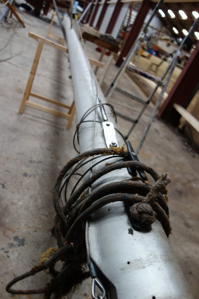 aluminium mast, Watersport en Boten, Ophalen, 6 meter of meer, Gebruikt, Minder dan 15 m²