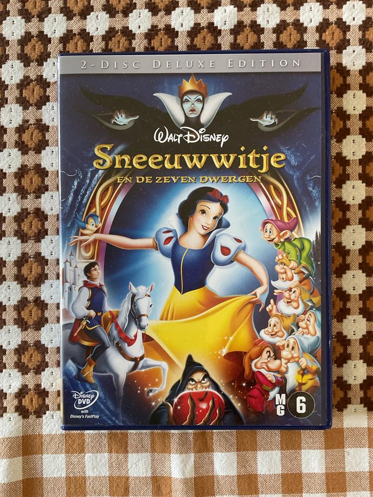 Disney DVD:Sneeuwwitje, Assepoester, Rapunzel., Tekenfilm, Boxset, Ophalen of Verzenden, Zo goed als nieuw